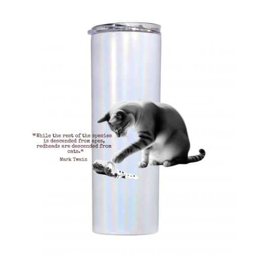 20oz Shimmer Skinny Tumbler --- Design Your Own