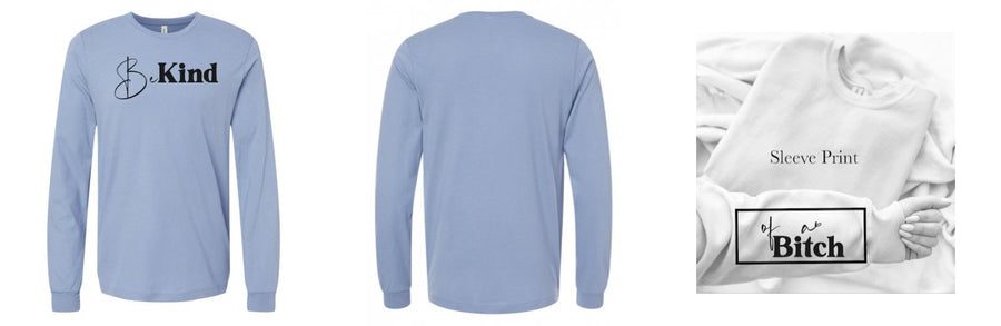 Long Sleeve T-Shirt - Design Your Own