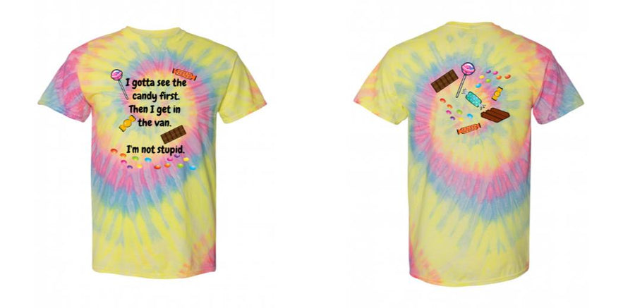 Multi-Color Spiral Tie-Dyed T-Shirt - Design Your Own