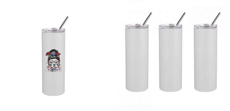 20oz Skinny Tumbler - Design Your Own (Full Print Option)