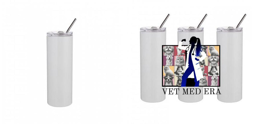 20oz Skinny Tumbler - Design Your Own (Full Print Option)