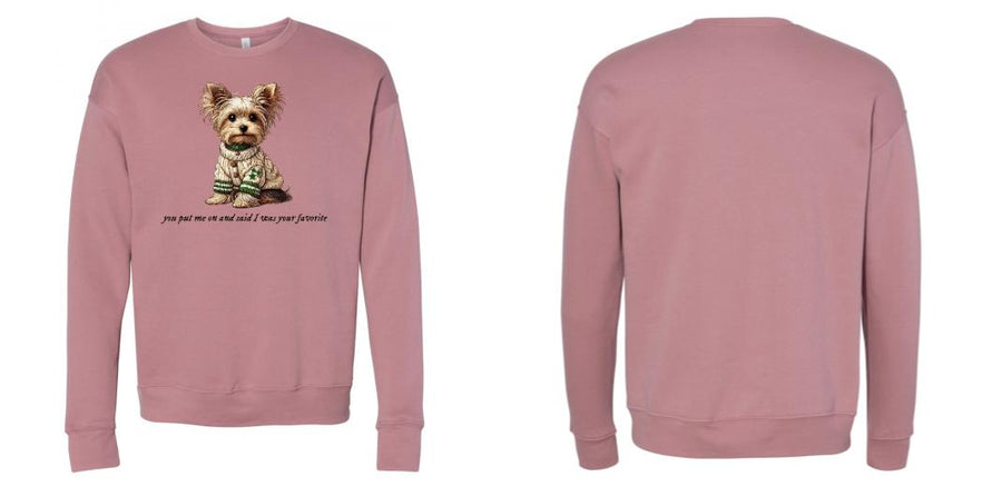 BELLA + CANVAS - Sponge Fleece Drop Shoulder Crewneck Sweatshirt - Design Your Own