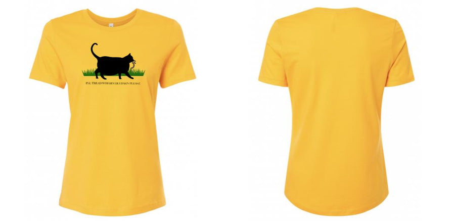 Bella Canvas Women's Relaxed Crew Neck T-Shirt - Design Your Own