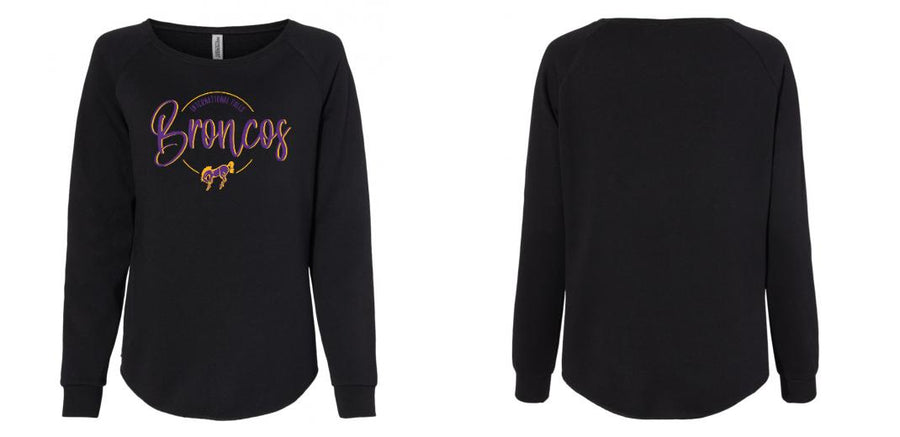 Women's California Wave Wash Crewneck Sweatshirt - Design Your Own
