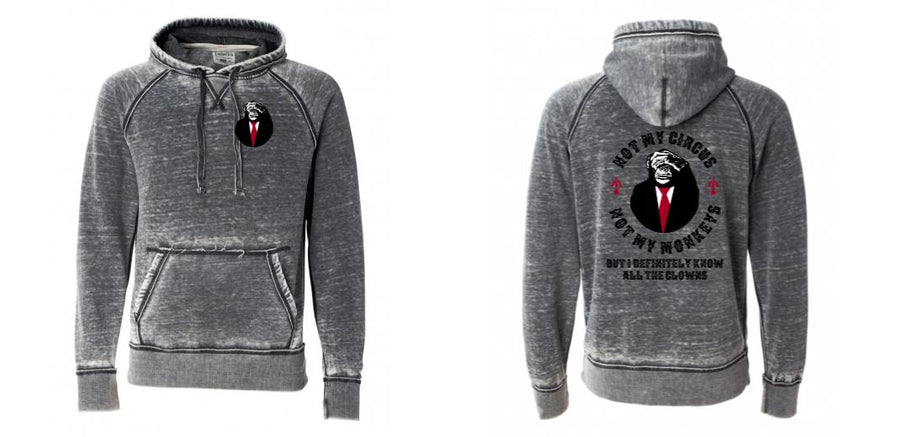 Vintage Zen Fleece Hooded Sweatshirt - Design Your Own