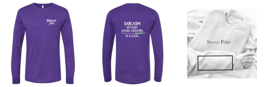 Long Sleeve T-Shirt - Design Your Own