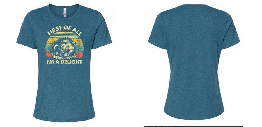 Bella Canvas Women's Relaxed Crew Neck T-Shirt - Design Your Own