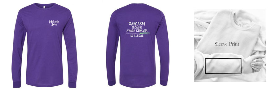 Long Sleeve T-Shirt - Design Your Own