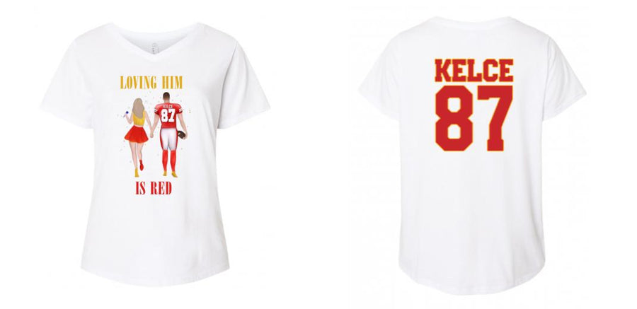 Curvy V-Neck - Design Your Own