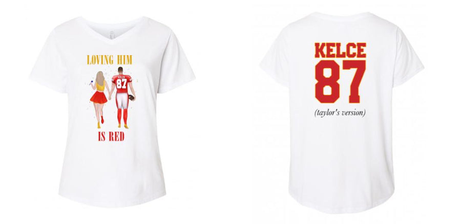 Curvy V-Neck - Design Your Own