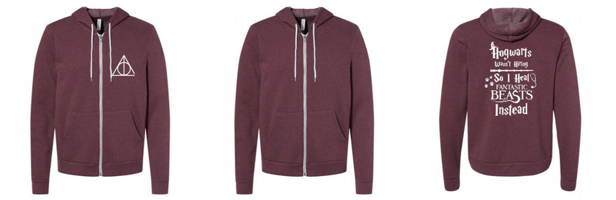 Unisex Fleece Zip Up - Design Your Own