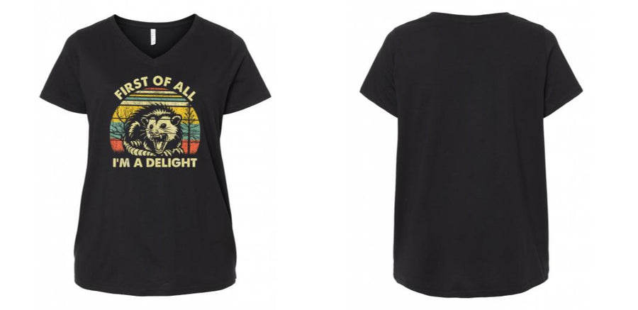 Curvy V-Neck - Design Your Own