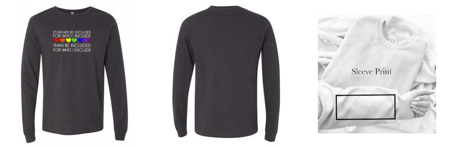 Long Sleeve T-Shirt - Design Your Own