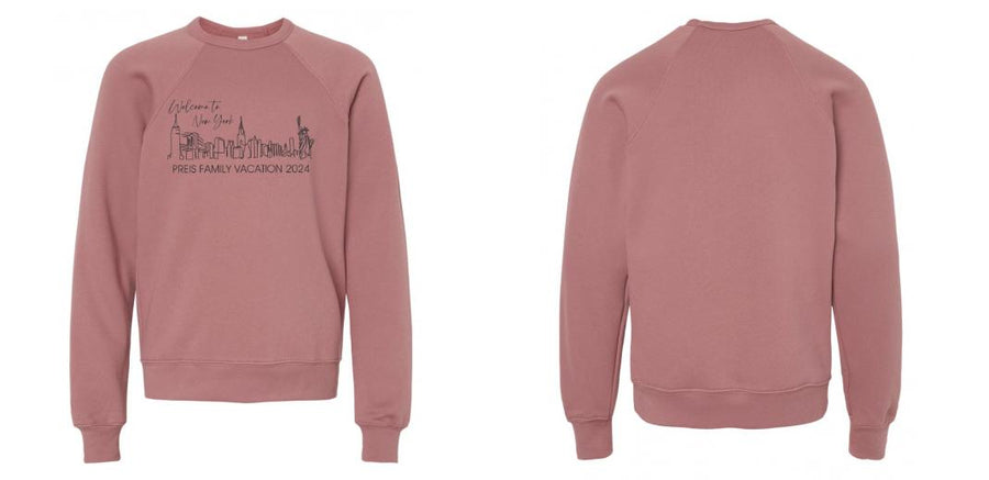 Youth Sponge Fleece Crewneck Sweatshirt - Design Your Own
