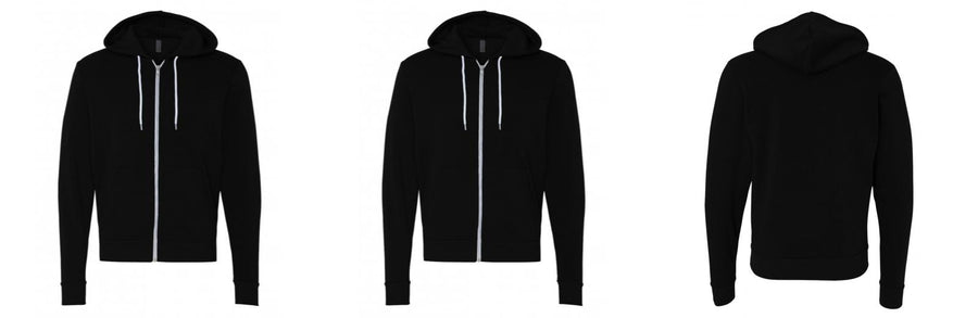 Unisex Fleece Zip Up - Design Your Own