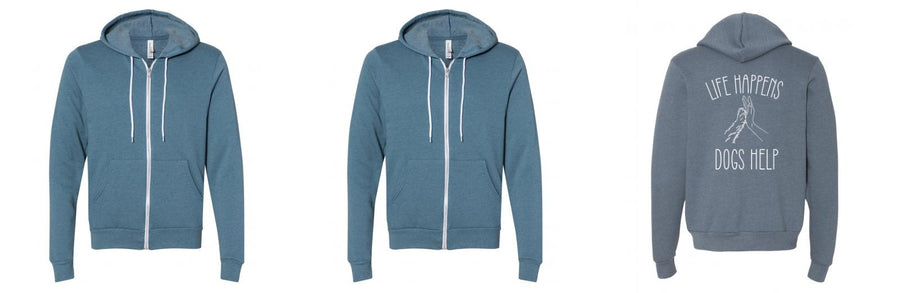 Unisex Fleece Zip Up - Design Your Own