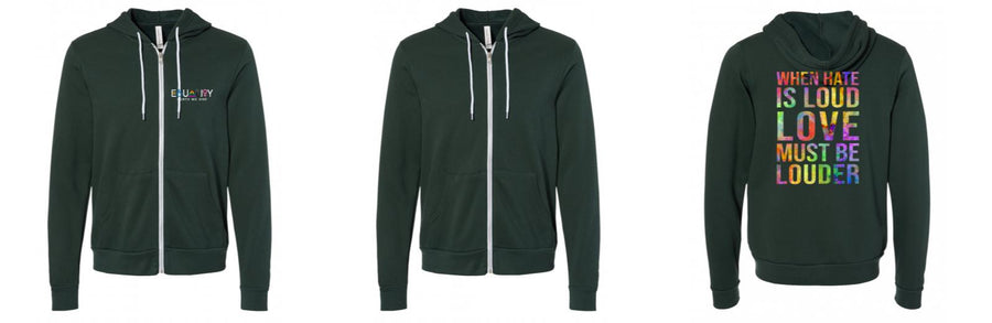 Unisex Fleece Zip Up - Design Your Own