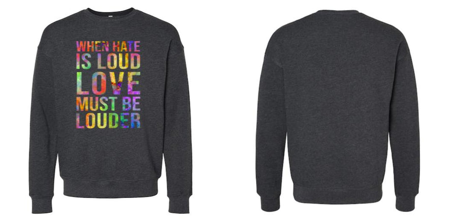BELLA   CANVAS - Sponge Fleece Drop Shoulder Crewneck Sweatshirt - Design Your Own
