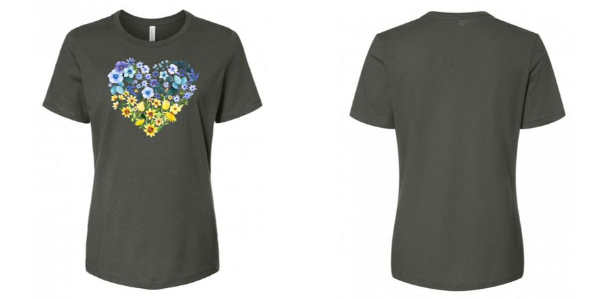 Bella Canvas Women's Relaxed Crew Neck T-Shirt - Design Your Own