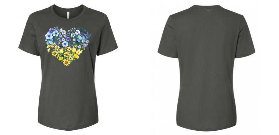 Bella Canvas Women's Relaxed Crew Neck T-Shirt - Design Your Own