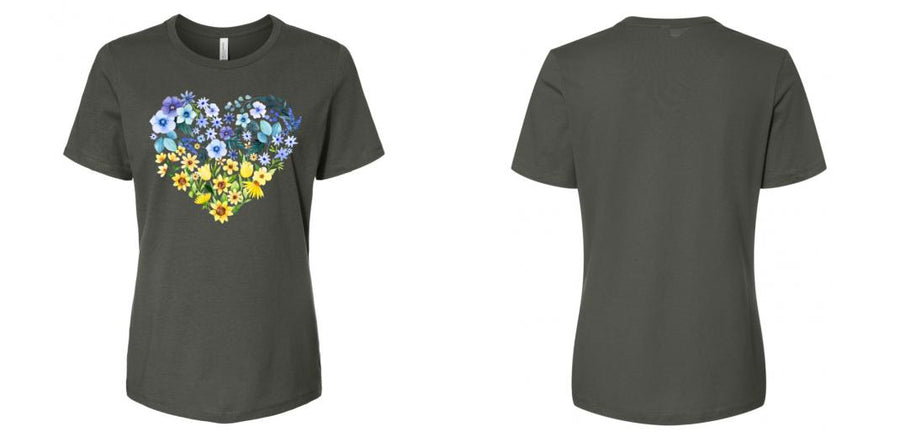 Bella Canvas Women's Relaxed Crew Neck T-Shirt - Design Your Own
