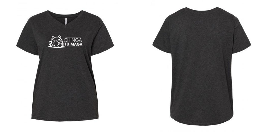 Curvy V-Neck - Design Your Own