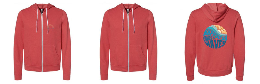 Unisex Fleece Zip Up - Design Your Own