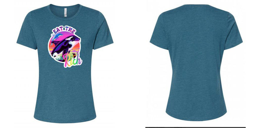 Bella Canvas Women's Relaxed Crew Neck T-Shirt - Design Your Own