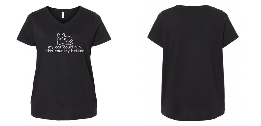 Curvy V-Neck - Design Your Own