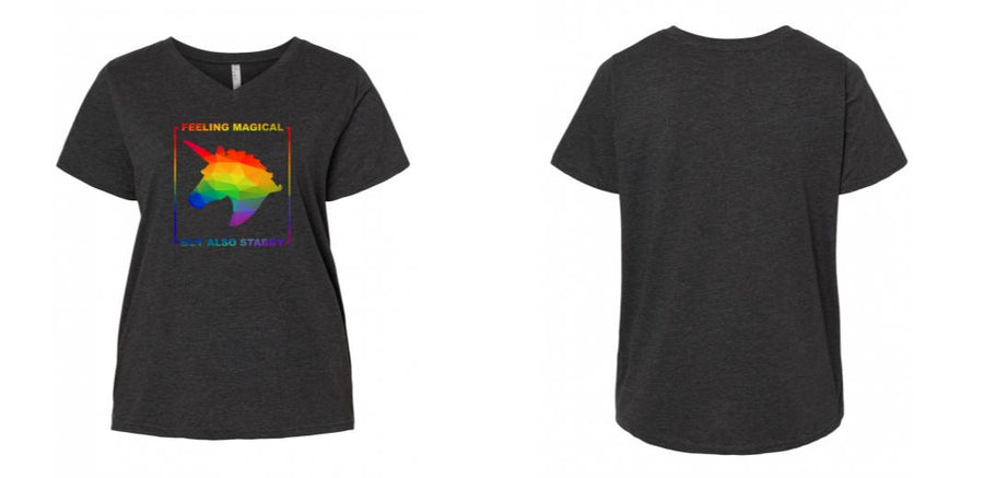 Curvy V-Neck - Design Your Own