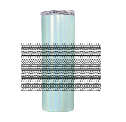 20oz Shimmer Skinny Tumbler --- Design Your Own