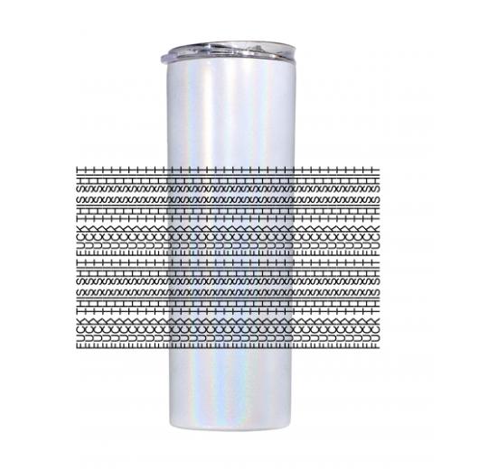 20oz Shimmer Skinny Tumbler --- Design Your Own