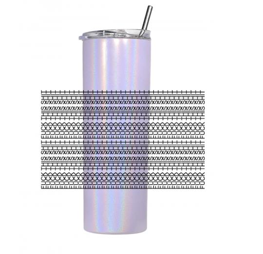 20oz Shimmer Skinny Tumbler --- Design Your Own