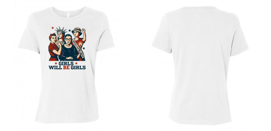 Bella Canvas Women's Relaxed Crew Neck T-Shirt - Design Your Own