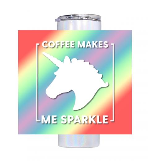 20oz Shimmer Skinny Tumbler --- Design Your Own