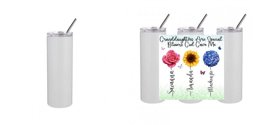 20oz Skinny Tumbler - Design Your Own (Full Print Option)