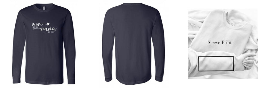 Long Sleeve T-Shirt - Design Your Own