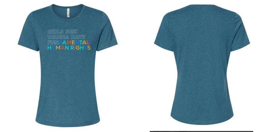 Bella Canvas Women's Relaxed Crew Neck T-Shirt - Design Your Own