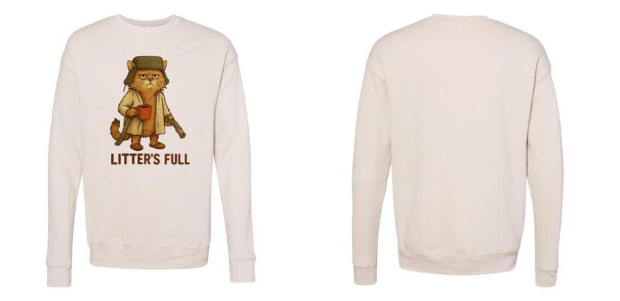 BELLA   CANVAS - Sponge Fleece Drop Shoulder Crewneck Sweatshirt - Design Your Own