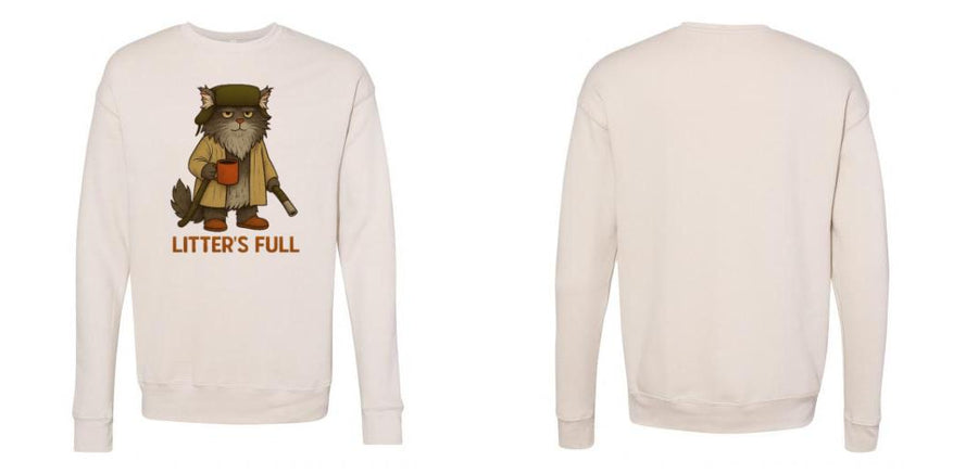 BELLA   CANVAS - Sponge Fleece Drop Shoulder Crewneck Sweatshirt - Design Your Own