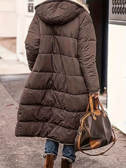 Full Size Zip Up Sherpa Hooded Coat