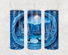 3D Winter Scene 20oz Skinny Tumbler