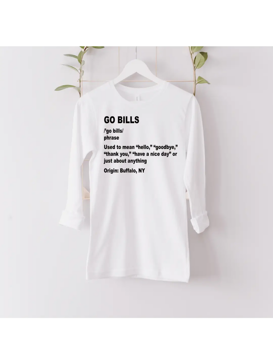 Go Bills Unisex Long Sleeve Shirt