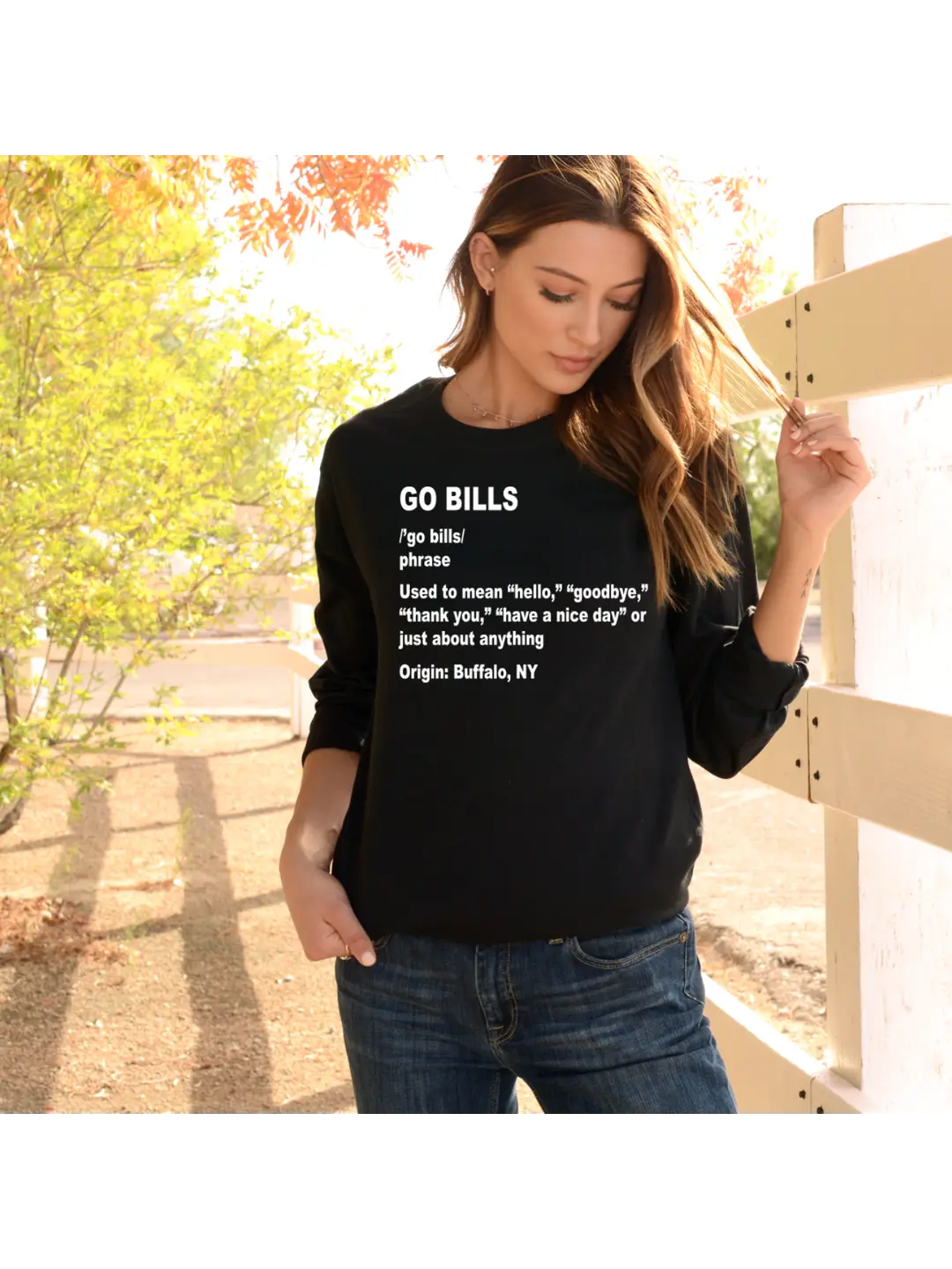 Go Bills Unisex Long Sleeve Shirt