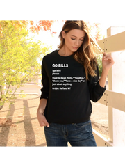 Go Bills Unisex Long Sleeve Shirt