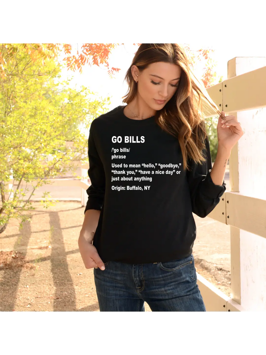 Go Bills Unisex Long Sleeve Shirt