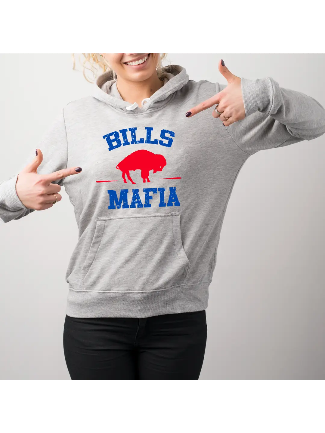 Retro Buffalo Mafia Unisex Fleece Hoodie (Copy)