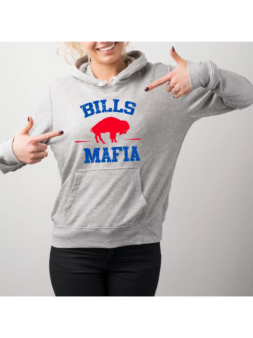 Retro Buffalo Mafia Unisex Fleece Hoodie (Copy)