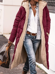Full Size Zip Up Sherpa Hooded Coat