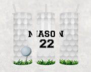 Custom Golf 20oz Skinny Tumbler